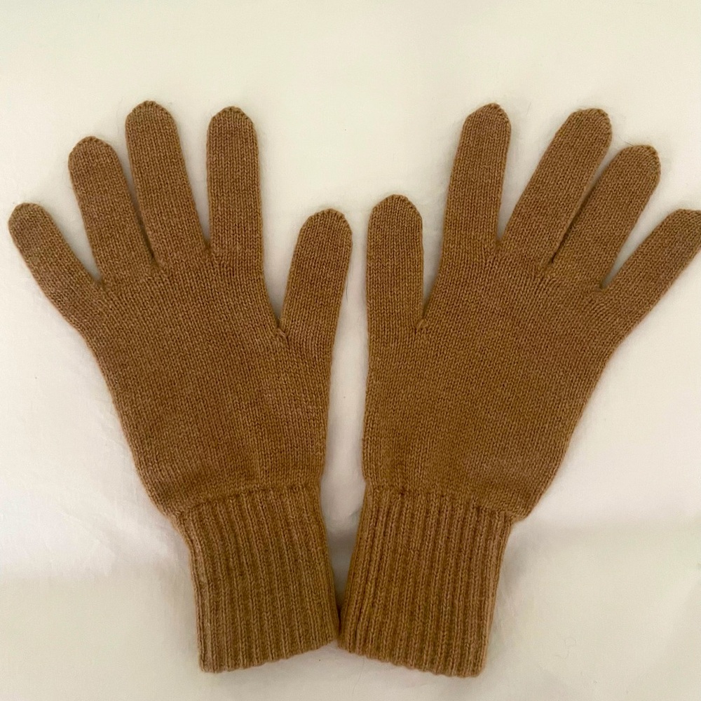 CASHMERE CAMEL WOMENS GLOVES